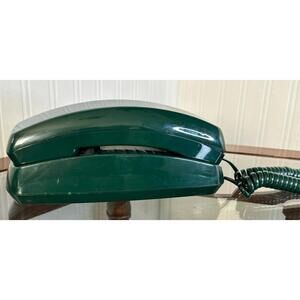 Vintage RadioShack Green Push Button Desk Phone Tone Pulse Retro